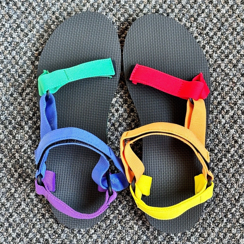 Rainbow Tevas